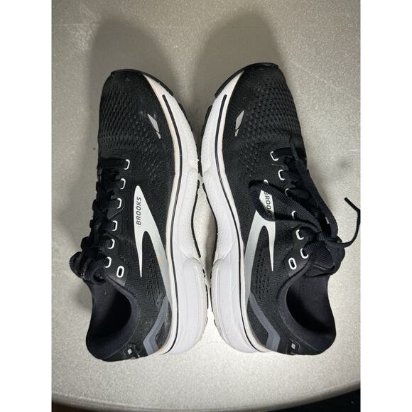 Brooks Ghost 15 Men’s 7.5 Wide Black White Running Shoes Neutral Trainer main image 7